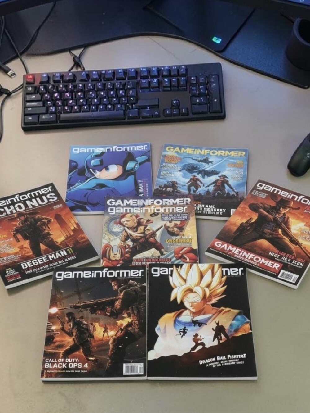 (Lot Of 7) GAME INFORMER Subscription Video Games MAGAZINES 2016- 2018 Bundle. M
